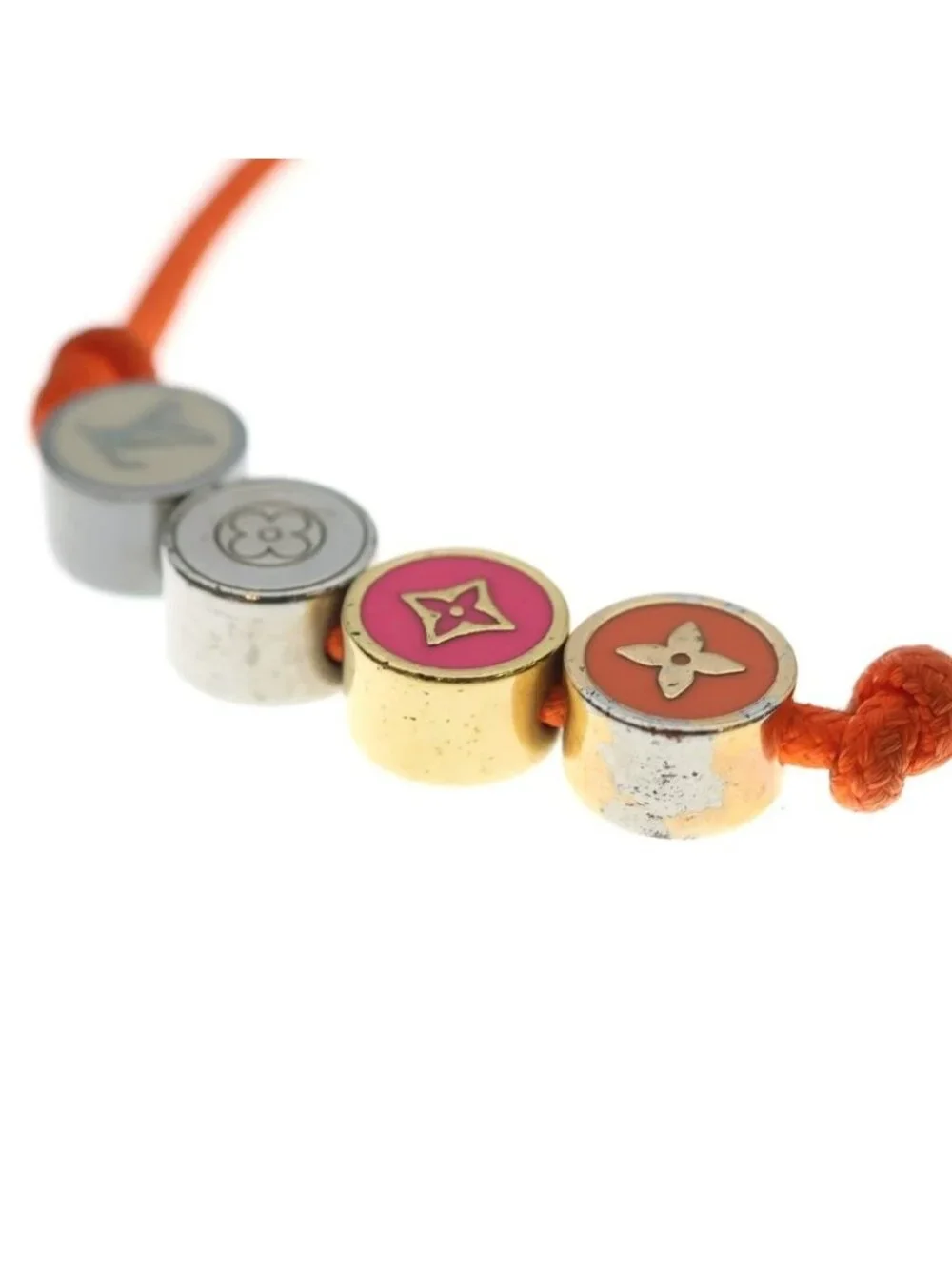 Louis Vuitton Bracelet Beads LV Color Orange